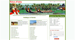 Desktop Screenshot of kerala.thecolorsofindia.com